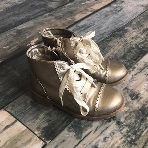 Cat & Jack gold boots